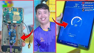 BARANG BEKAS JADI BERKELAS | REVIEW MODEM HP MI 5 GEMINI PUNYA SUBSCRIBER UNTUK STB OPENWRT