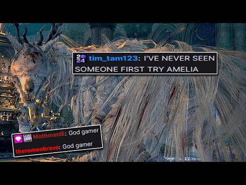 cake defeats Vicar Amelia first try, first time Bloodborne [FULL FIGHT]