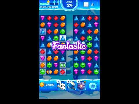 Jewel Pop Mania:Match 3 Puzzle Level 190 ( Ice Cream Town Episode ) - Walkthrough ( No Booster )