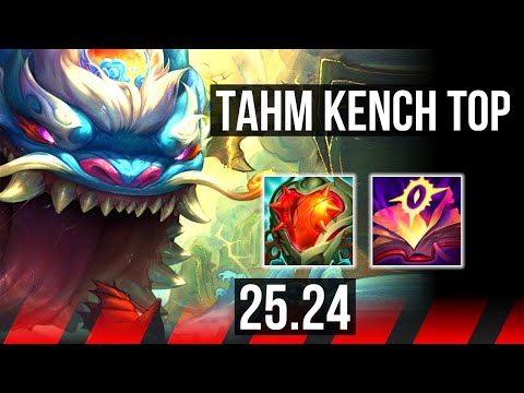 TAHM KENCH vs NASUS (TOP) | Perfect KDA: 11/0/1 | KR Master | 25.24