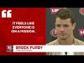 Brock Purdy talks about being in SYNC with 49ers offense after win over Cowboys | CBS Sports