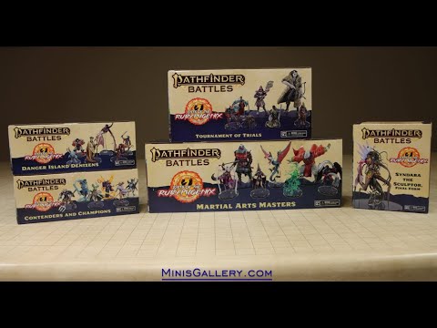 Pathfinder Battles, Fists of the Ruby Phoenix, Pre-Painted Miniatures, A Quick Review
