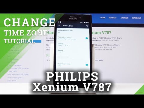 How to Change Date & Time on Philips Xenium V787