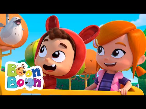Lea și Pop - Roțile autobuzului - Cântece pentru copii mici BoonBoon