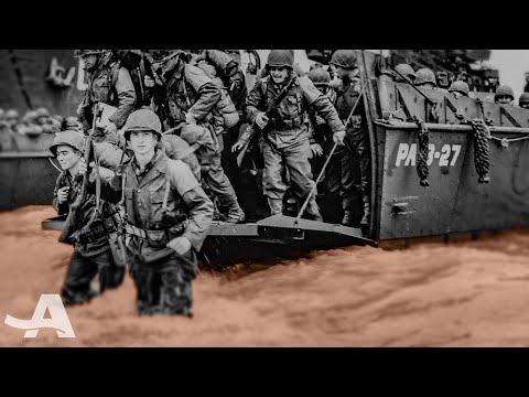 Landing on Omaha Beach | D-Day Narrated by Bryan Cranston