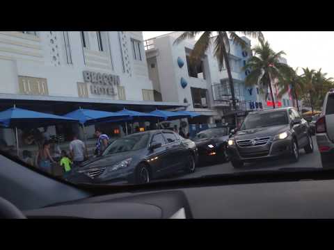 Slow ride on  Ocean Drive - Part 1