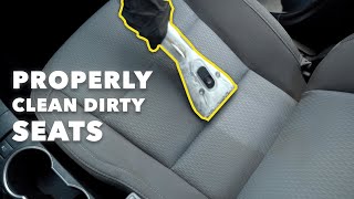 How To Properly Shampoo Car Seats | 3 Step Process To Extract Car Interior