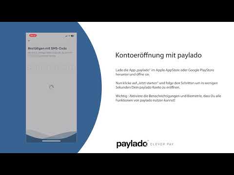 paylado HOWTO - Kontoeröffnung
