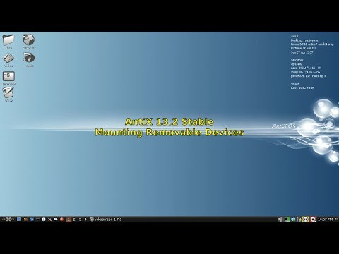 AntiX 13 - Options for Mounting Your Removable Media