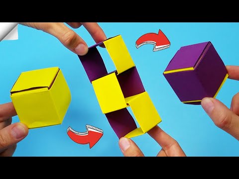 DIY crafts easy Paper toy antistress transformer