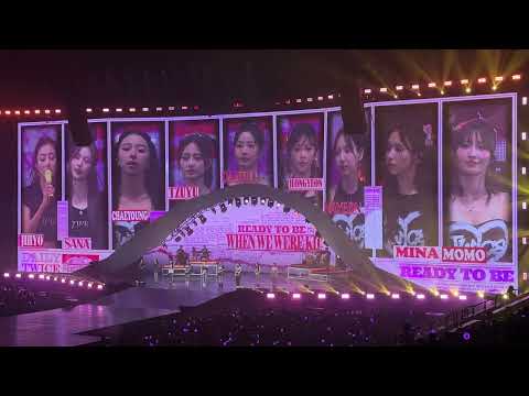 230903 TWICE - WHEN WE WERE KIDS & CRAZY STUPID LOVE (READY TO BE WORLD TOUR IN SINGAPORE)