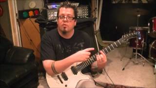 How to play Kiss You Inside Out by Hedley on guitar by Mike Gross