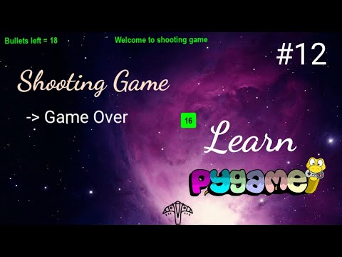 Python Game Development Using Pygame Game Over 12