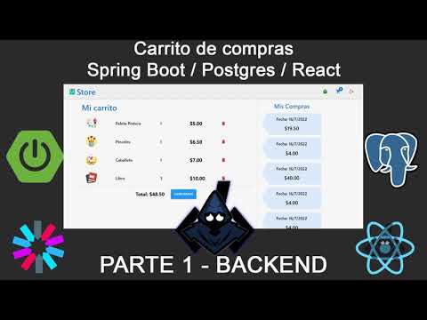 Carrito de compras básico con Spring Boot + React - Parte 1