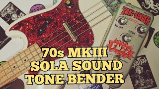 Video thumbnail for Sola Sound: Tone Bender (MKIII) - On Bass by Theo And His Pedals