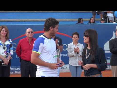 ATP Quito 2013 premiación a Marco Trungelliti