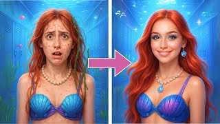 Download lagu Makeover Halloween untuk Nerd menjadi Putri Duyung Harley Quinn 💖 mp3 Download lagu Makeover Halloween untuk Nerd menjadi Putri Duyung Harley Quinn 💖 mp3