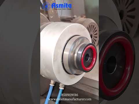 neumatic Rotary Collet Chuck Jaw Type air operated CNC workholding solution by Asmita Industries