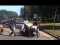 VIDEO: Soldier Attacking Protester at Funeral - YouTube