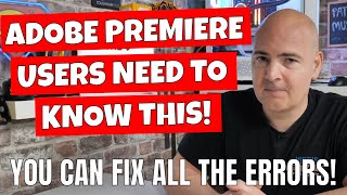 Fix Adobe Premiere Pro Crashing Or Rendering Errors Sound Dropouts