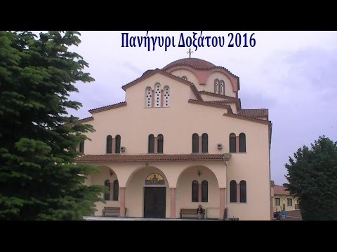 Παρελαση αλογων στον πεζοδρομο του Δοξατου 1 Μαιου 2016