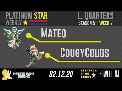 PSW S5:W7 - Mateo (Palutena) Vs. SYE | CougyCougs (Fox) - L Quarterfinals