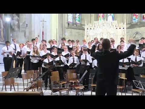 Charles Wood: "O thou the central Orb" - Choir of Magdalen College, Oxford - K. Machida, organo