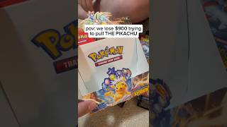 Ripping 3 surging booster boxes trying to get THE PIKACHU #pokemoncards #pikachu