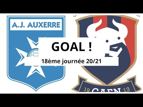 AJ Auxerre - Caen [1-(1)] GOAL 81' (Benjamin Jeannot) 18ème journée 2020/21