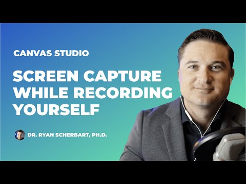 How To Record Webcam And Screen Using Canvas Studio