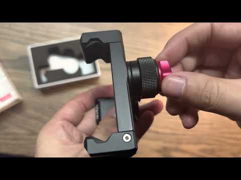 Youbasket ST-27 full metal horizontal and vertical rotating mobile phone clip holder
