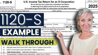 How to Fill Out Form 1120-S  | Schedule L, M-1, M-2, Distributions, Tax Basis & More! [EXAMPLE]