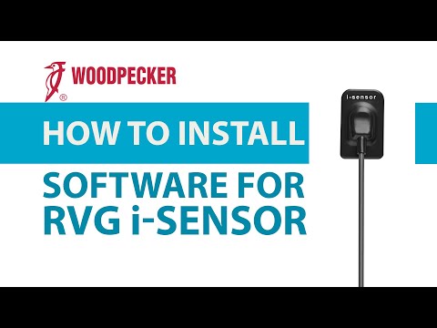 How to install software for Woodpecker RVG i-Sensor