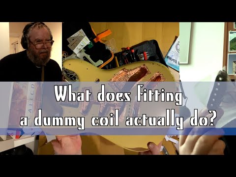 What does fitting a dummy coil actually do? (inc. copper sheilding)