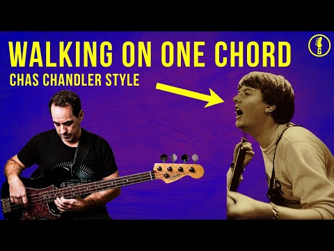 How To Create Walking Bass Lines Over One Chord || Chas Chandler Style (No.314)