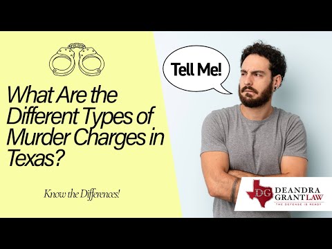 What Are the Different Types of Murder Charges in Texas? Know the Differences!