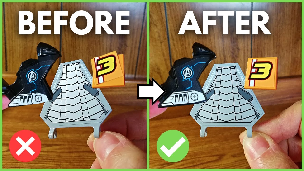 Easily Replace or Re-Place LEGO Stickers in 10 Minutes