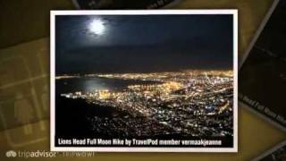 preview picture of video 'Full moon hike up Lion's Head Vermaakjeanne's photos around Cape Town, South Africa (slideshow)'