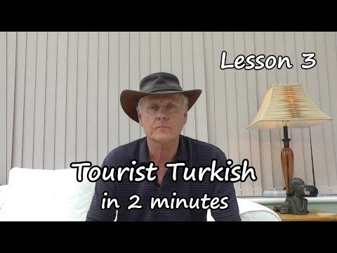 Learn Turkish in 2 minutes    Lesson 3