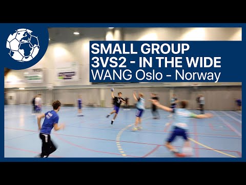 Kleingruppen Training - 3:2 Halb Außen - Handballtraining Norwegen WANG Skarpsno | Handball inspires