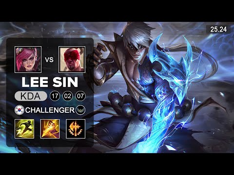 Lee Sin vs Vi Jungle - KR Challenger - Patch 25.24 Season 15