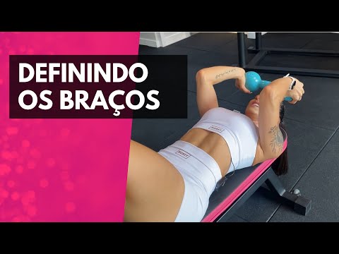 Como treinar TRÍCEPS "tchauzinho" - Acabe com a flacidez e defina os braços