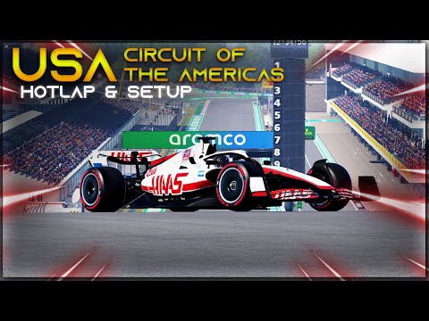F1 22 USA Hotlap + Setup (1:33.064)