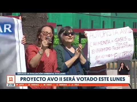 Protestas contra AVO II: Vecinos denuncian emisiones de gases contaminantes