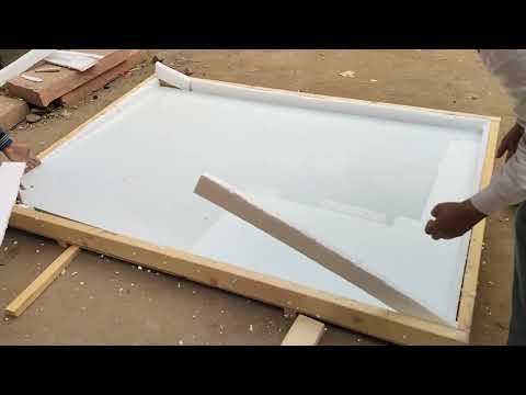 Non magnetic glass board, for office, board size: 12x24 inch