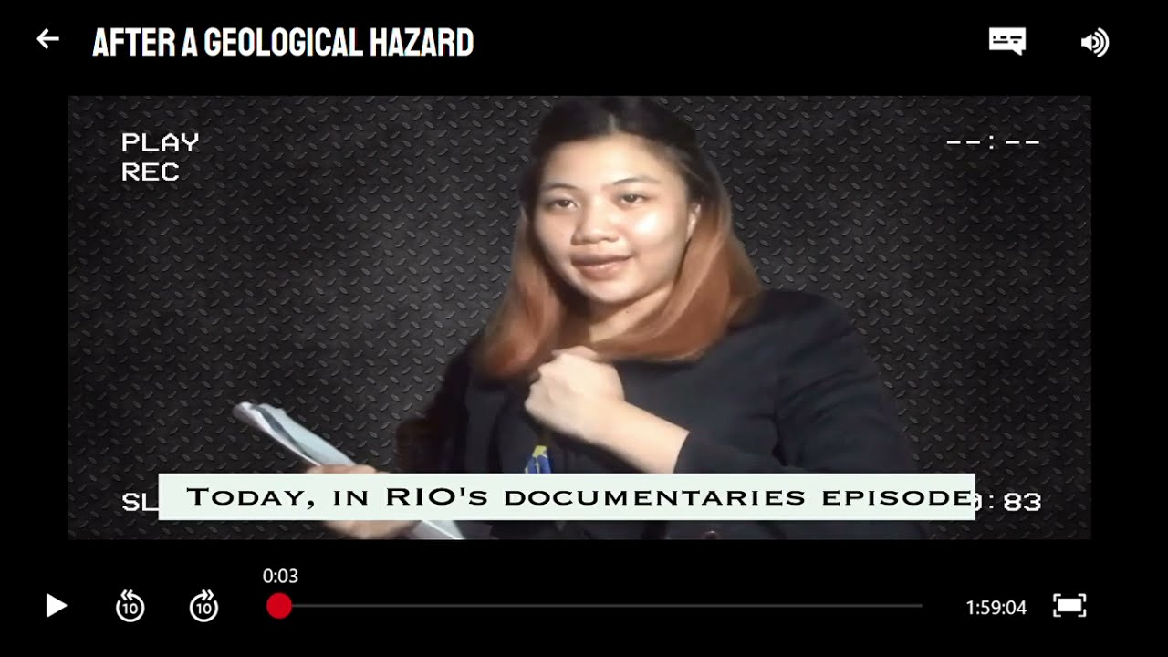 DRRR PRESENTATION: GEOLOGICAL HAZARD