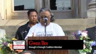 preview picture of video 'Gwen Iles @ Marksville Enough Is Enough Rally'