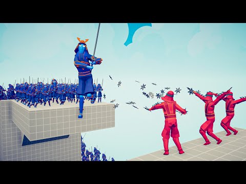 3x SENSEI GOD vs 100x UNIT - Totally Accurate Battle Simulator TABS