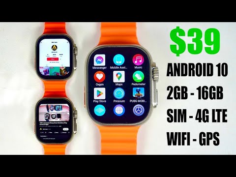 39$ Android SmartWatch with SIM - 4G LTE - WIFI