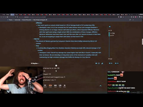 Asmongold finds out Blizzard nerfed his warrior